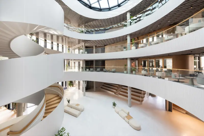 Átrium & lobby — Biometrics House